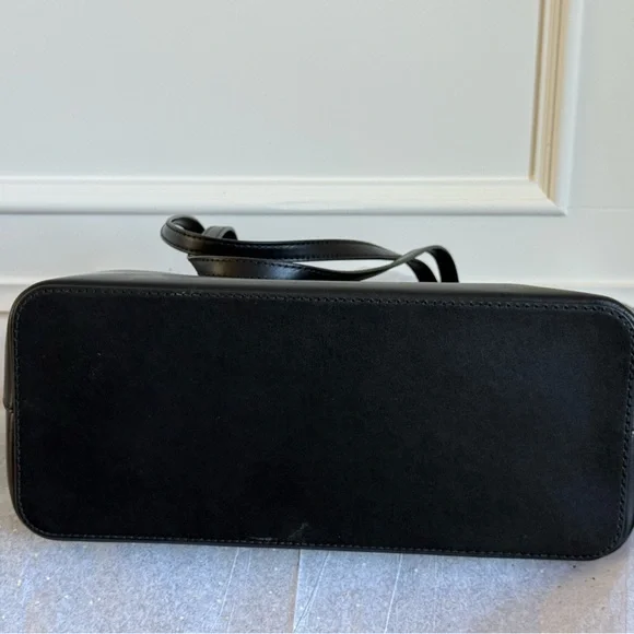 Kate Spade Janie Black Leather Medium Tote zip closure - Picture 7 of 9